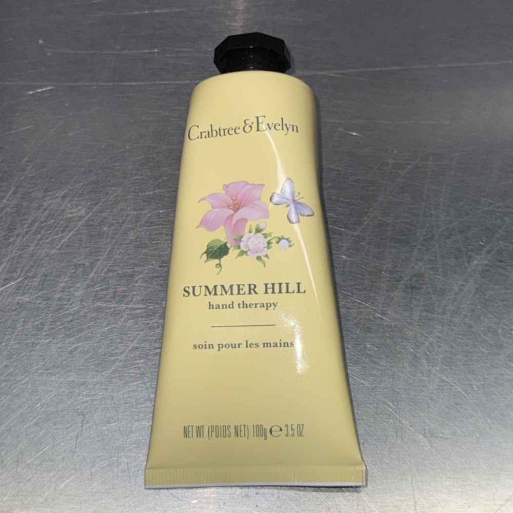 Crabtree & Evelyn SUMMER HILL Hand Therapy 3.5 oz / 100 g SEALED UNDER CAP